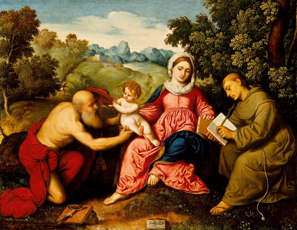 Madonna col Bambino e i santi Girolamo e Francesco - Los Angeles County Museum of Art